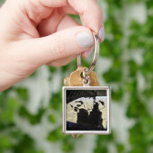 コンテナ配送システムバンドルの終了 キーホルダー (手)