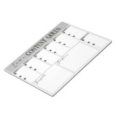 コンテンツクイーンウィークリープランナー ノートパッド (アングル)