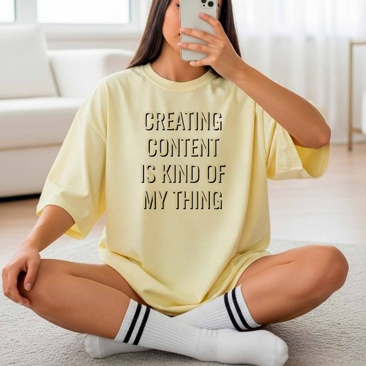 コンテンツクリエイター Tシャツ