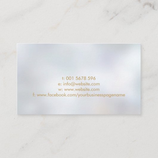 コンテンツクリエーター – Copywriter – フリーランスのライター 名刺 (裏面)