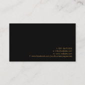 コンテンツクリエーター – Copywriter – フリーランスのライター 名刺 (裏面)