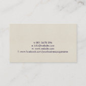 コンテンツクリエーター – Copywriter – フリーランスのライター 名刺 (裏面)