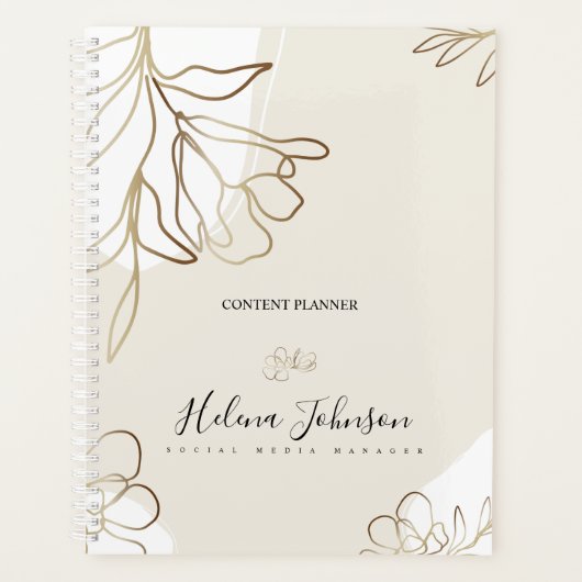 コンテンツプランナープランナー プランナー手帳 (正面)