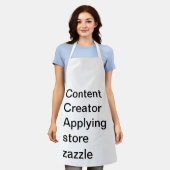 コンテンツ作成者のエプロン エプロン (着用した状態)