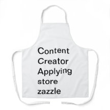 コンテンツ作成者のエプロン