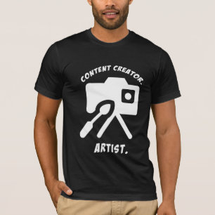 コンテンツ作成者:アーティスト。ユーチューバー&クリエイティブフィル Tシャツ