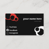 コンテンツ作成者 名刺 (正面)