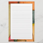 コンテンポラリーでカラフルで幾何学的な形 便箋 (正面)
