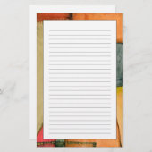 コンテンポラリーでカラフルで幾何学的な形 便箋 (正面/裏面)