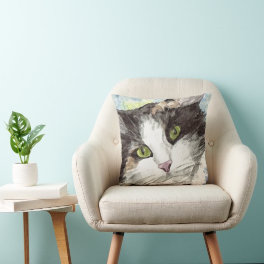 コンテンポラリーなさらさの猫好きのギフト クッション (椅子)