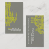 コンテンポラリーなシャンデリアの名刺 名刺 (正面/裏面)