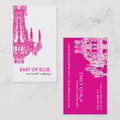 コンテンポラリーなシャンデリアの名刺 名刺 (正面/裏面)