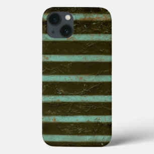 コンテンポラリーなターコイズの空気火格子 iPhone 13ケース