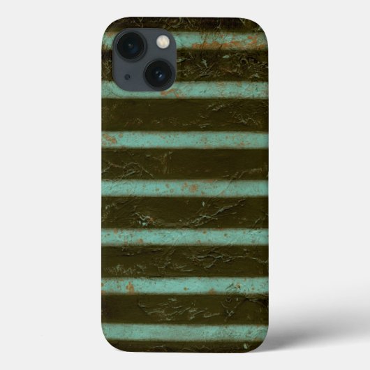 コンテンポラリーなターコイズの空気火格子 Case-Mate iPhoneケース (裏面)