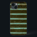 コンテンポラリーなターコイズの空気火格子 iPhone 13ケース<br><div class="desc">コンテンポラリーなターコイズの空気火格子はジェニファーGoldbergerによってこの仕事の主題行います。 錆の汚れはそれに井戸によって使用される感じを与える火格子で示します。 おもしろいのプリント、順序今日あなたの!</div>