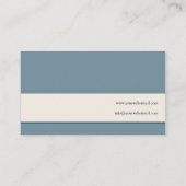 コンテンポラリーなモノグラムの名刺 名刺 (裏面)