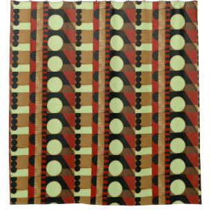 コンテンポラリーな中二階のスタイルによってパネルをはめられる絵画 シャワーカーテン