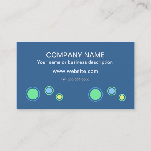 コンテンポラリーな名刺 名刺 (正面)