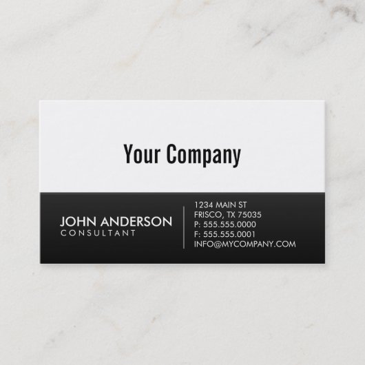 コンテンポラリーな名刺 名刺 (正面)