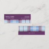 コンテンポラリーな格子縞のお母さんのテレホンカード コーリングカード (正面/裏面)