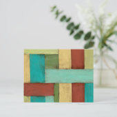 コンテンポラリーな沿岸の多彩な絵画 ポストカード (スタンド正面)