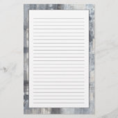 コンテンポラリーな灰色の絵画 便箋 (正面)