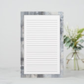 コンテンポラリーな灰色の絵画 便箋 (スタンド正面)