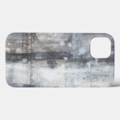 コンテンポラリーな灰色の絵画 Case-Mate iPhoneケース (裏面 (横))