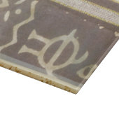 コンテンポラリーな種族パターン絵画 カッティングボード (角)