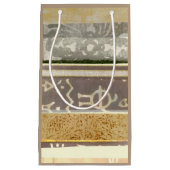 コンテンポラリーな種族パターン絵画 スモールペーパーバッグ (正面)