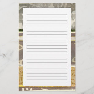 コンテンポラリーな種族パターン絵画 便箋