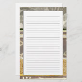 コンテンポラリーな種族パターン絵画 便箋 (正面/裏面)