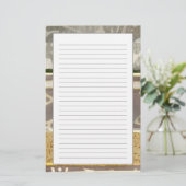 コンテンポラリーな種族パターン絵画 便箋 (スタンド正面)