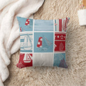 コンテンポラリーな航行ボートの枕スタイル1 クッション (ブランケット)