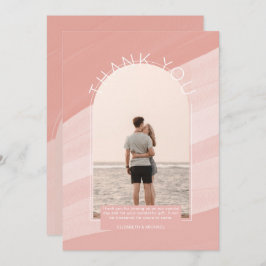 コンテンポラリーほこりっぽいピストライプのックフォト 招待状