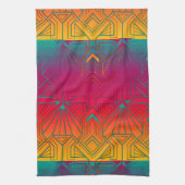 コンテンポラリーアールデコ キッチンタオル (縦)