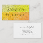 コンテンポラリーイラストレーションパターン 名刺 (正面/裏面)