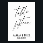 コンテンポラリーエレガントタイポグラフィ テーブルナンバー<br><div class="desc">はっきりしたシンプルコンテンポラリーエレガント.このデザインは、目を引く独特のユニーク作品の成長コレクションを補完する。[テンプレート]フィールドを使用して、プレースホルダの詳細を変更し、デザインを自分のものにする。このコレクションでは、他の色やスタイルを使用できる。ここでは私はヘッダーと番号のための豪華なフォントを紹介し、下部にあなたの詳細は、フォントに表示さモダンれていはっきりしたる。追加テーブル番号のオプションを使用できる。背景を任意の色に変更できる。</div>