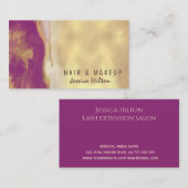 コンテンポラリーエレガント水洗名刺 名刺 (正面/裏面)