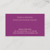 コンテンポラリーエレガント水洗名刺 名刺 (裏面)