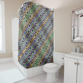 コンテンポラリーエレガント金ゴールド シャワーカーテン (インサイチュ)