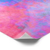 コンテンポラリーカラフル抽象芸術 ポスター (角)