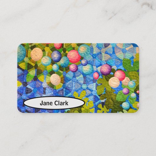 コンテンポラリーキルティング 名刺 (正面)