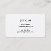 コンテンポラリーキルティング 名刺 (裏面)