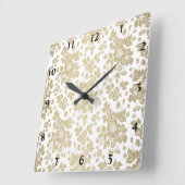 コンテンポラリークラシック最高の: スクエア壁時計 (傾斜)