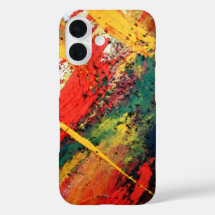 コンテンポラリークリエイティブ抽象芸術アートワーク iPhone 16ケース
