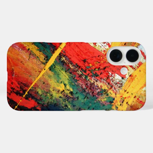 コンテンポラリークリエイティブ抽象芸術アートワーク Case-Mate iPhoneケース (裏面 (横))