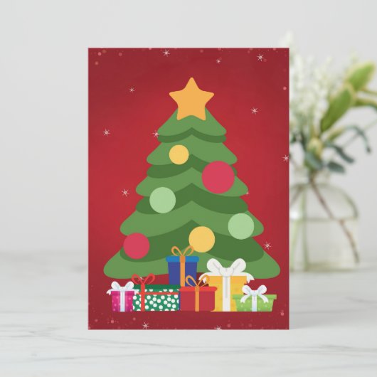 コンテンポラリークリスマスエレガンスカード シーズンカード (スタンド正面)