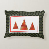 コンテンポラリークリスマスツリー アクセントクッション (裏面)