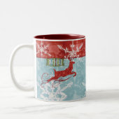 コンテンポラリークリスマストナディアノールコーヒーカップ ツートーンマグカップ (左)